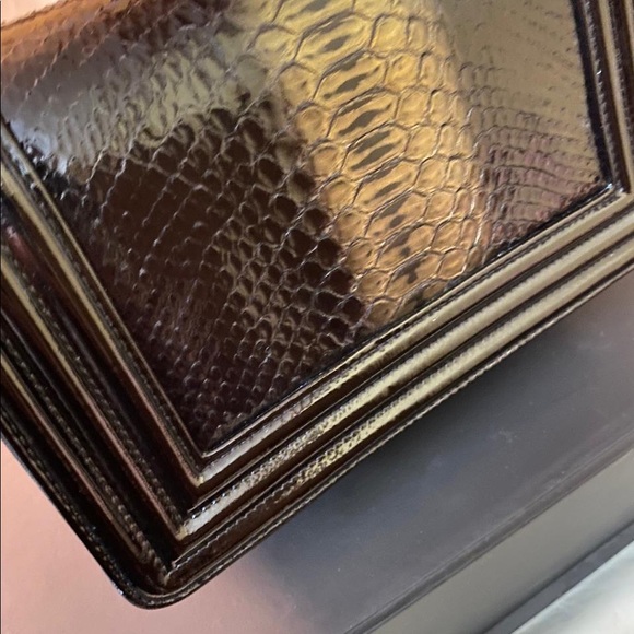 Chanel exotic Python Small Boy Bag Bronze/Black. - Picture 9 of 16